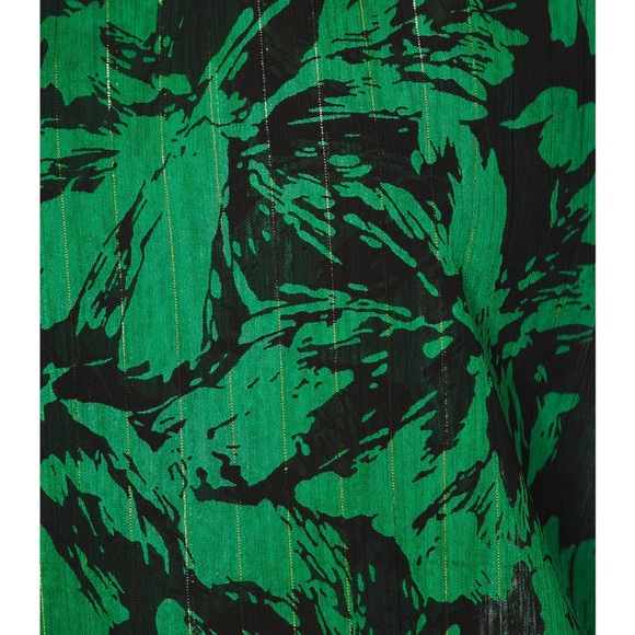 MISA Los Angeles Saffie Dress in Emerald Abstract - Picture 5 of 6